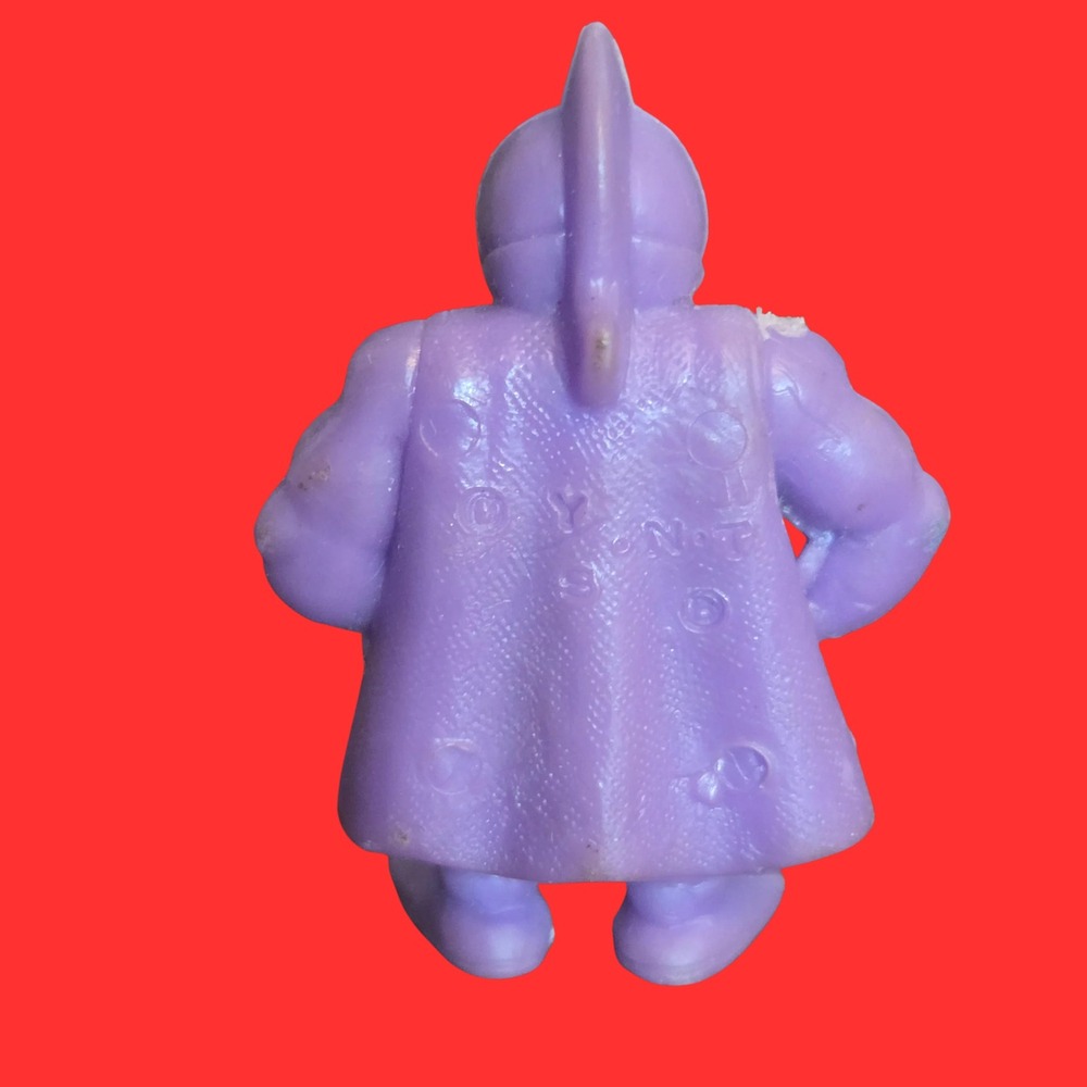 Vtg Kinnikuman MUSCLE Figure Purple Rubber Wrestling Toy Y/S N.T. 1980s 001 - Picture 6 of 9
